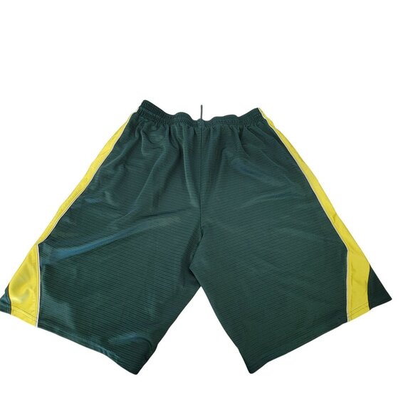 Nike Oregon Ducks Green & Yellow Athletic Shorts XL - Picture 2 of 5